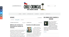 Desktop Screenshot of chilecronicas.com